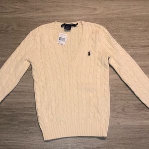 NWT Ralph Lauren Cable Knit Sweater XS